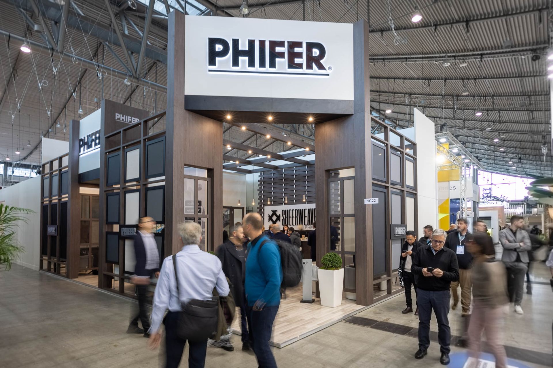 Phifer Messestand auf der R+T Stuttgart 2024